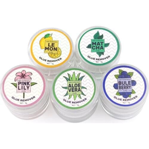 New Professional Funmix 5g Fruity Eyelash Extension Glue Remover Cream Lash Remover Tool Fragrancy Smell Glue Remover