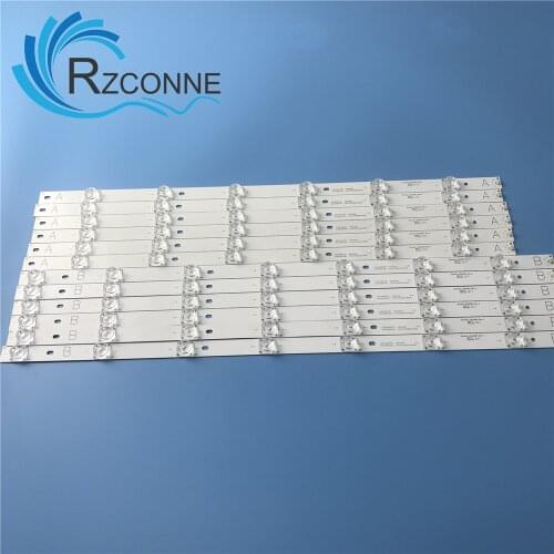 LED backlight strip 6/7 lamp for Samsung 55"TV UA55KU6100 BOEI550WQ1 ShineOn 2D02984 2D02983 Rev.G UA55KUF30 UA55MUF30