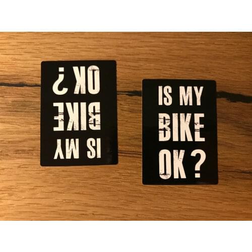 Bike Sticker E-bike ebike MTB FAT Fun Fixie Vintage Retro Look Bicycle