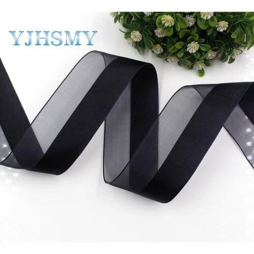 YJHSMY I-181109-230,10yards/lot,38mm solid Satin+yarn ribbon DIY handmade bow headdress gift wrap birthday wedding decoration