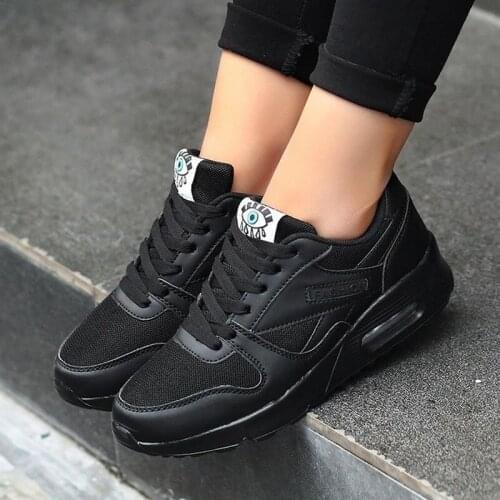 Women Shoes 2021 Fashion Pu Leather Spring Female Shoes Outdoor Walking Shoes Woman Flats Lace Up Women Sneakers Tenis Feminino