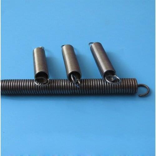 1pcs Hook small pull spring tension spring stainless steel stretch galvanized spring customizable stretch spring