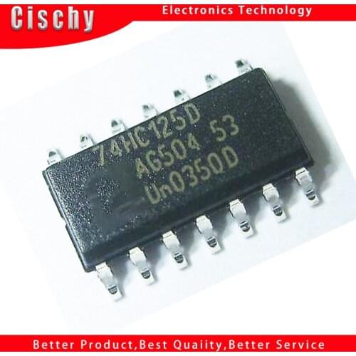 10pcs/lot 74HCT125D 74HCT125 SOP-14 In Stock