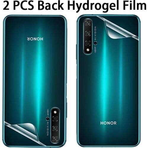 2 pcs Back Protector on for Huawei Honor 20 lite 20S 20pro 20lite View30 V30 View 30 Pro Plus Hydrogel Film Not Protective Glass