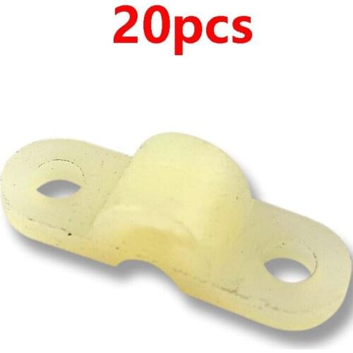 20pcs Arched Fastener Arch Groove Fixture 2-4MM Wire Landing Gear for RC Fixed Wing Model Airplane DIY Accessories