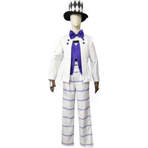 2020 JoJos Bizarre Adventure Cosplay Zeppeli Costume Full Set Uniform