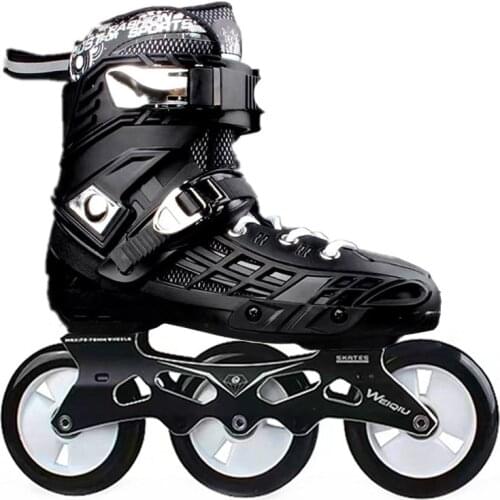 2020 New Design Speed Inline Skates 3x100mm or 4x76/80mm Wheels High Ankle Roller Skates Professional Skating Shoes Free Skating