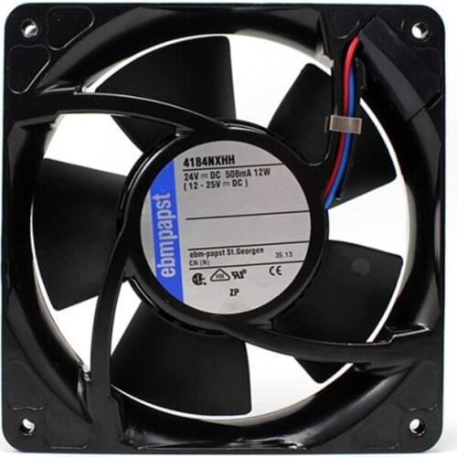 4184NXHH 12038 24V 12W aluminum frame shaft diffuser heat fan 6months Warranty