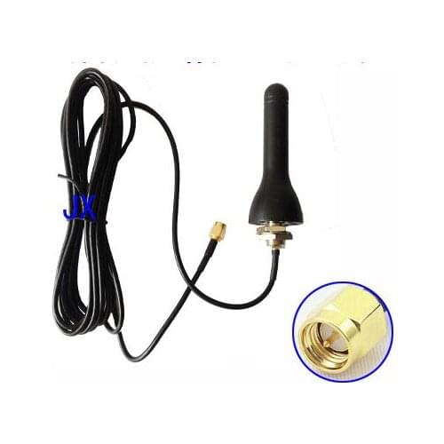 4G LTE sma male antenna GSM GPRS counter OTC 700-2700MHz screw hole antenna