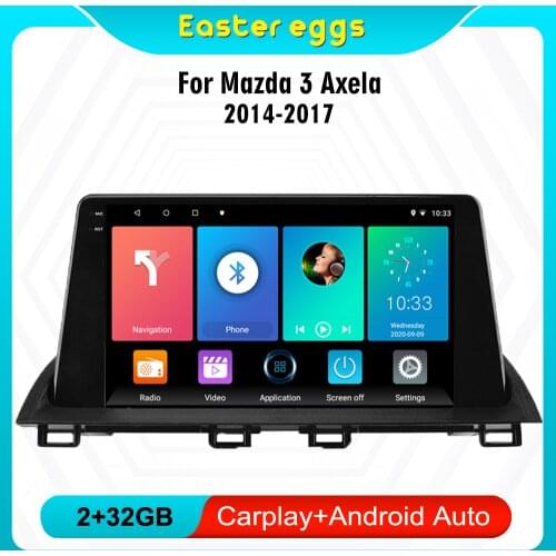 For Mazda 3 2014-2017 2 din Adroid 8.1 Car Radio Stereo FM WIFI GPS Navigation Multimedia Player head unit