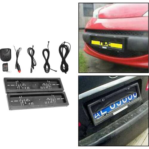 Vehicle Kit European Regulation Against Corrosion and Rust High Quality, Rolling Shutters, Hide License Plate Number