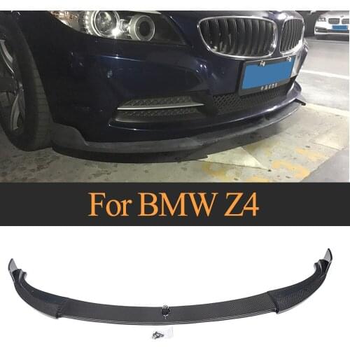 Car Front lip Spoiler for BMW E89 E85 Z4 Coupe 2 Door 2002 - 2013 Convertible E85 02-08 E89 09-13 Carbon Fiber Front Bumpr Cover