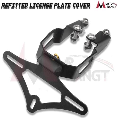 For Kawasaki Ninja400 Ninja 400 Z400 2017-2019 Motorcycle License Plate Holder Tail Tidy LED Light Fender Eliminator 2020