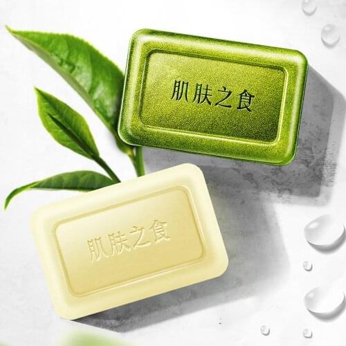 Tea Tree Essential Oil Handmade Soap Moisturizing Sea Salt Goat Milk Skin Care Bath Body Sulfur Soap Mite Acne Removal Wash Soap