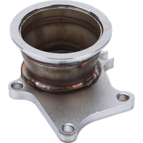 Turbo Downpipe Flange To 3in V Band Clamp Turbo Downpipe Flange Kit Turbocharger Fitting V‑Band Flange for T3 / T4 Turbos