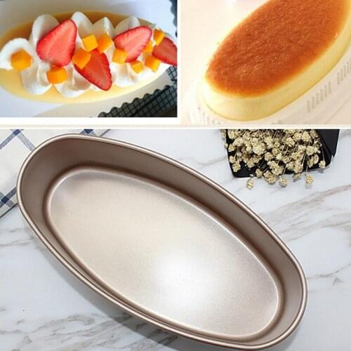 Baking Tool Oval Shape Nonstick Baking Tray Cake Pop Moulds Bread Loaf Mold Cheese CakeTin Cake Pan Kitchen Cooking Kitchen Tool