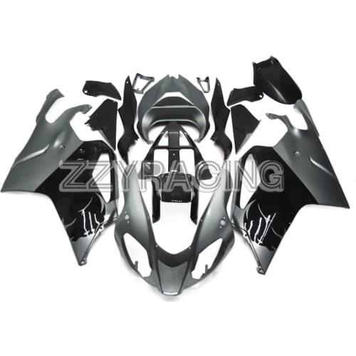 Complete Fairings Kits for Aprilia RSV 1000 Mile 2003 2004 2005 2006 RSV 1000 Mile ABS Plastic Motorcycle Bodywork Silver Grey