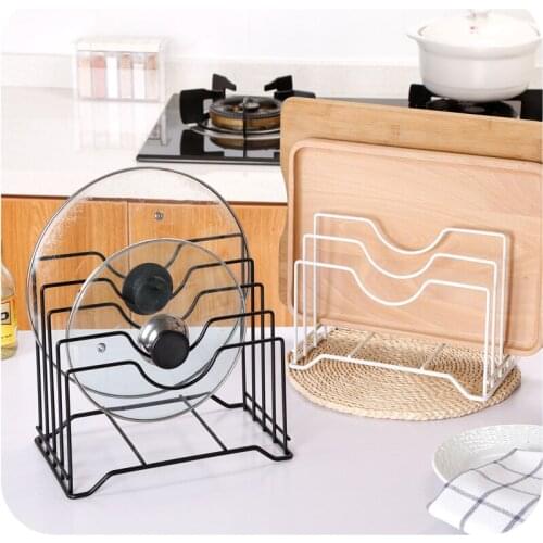 Multifunctional Iron Cutting Board Holder Multi-storey Storage Rack Kitchen Holder