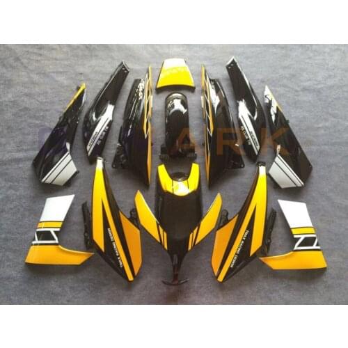 Motorcycle For Yamaha Tmax500 TMAX 500 T-max 500 2008 2009 2010 2011 Body Black Yellow Guard Plate, Full Car Shell Fairing Kit