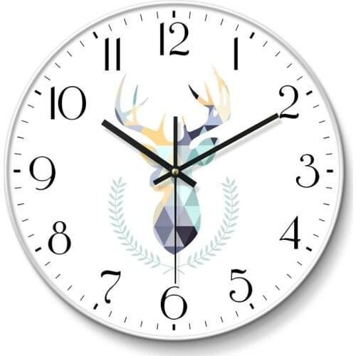 Wall clock living room clock modern minimalist Atmosphere Personality creative fashion ultra-quiet bedroom Clock Home