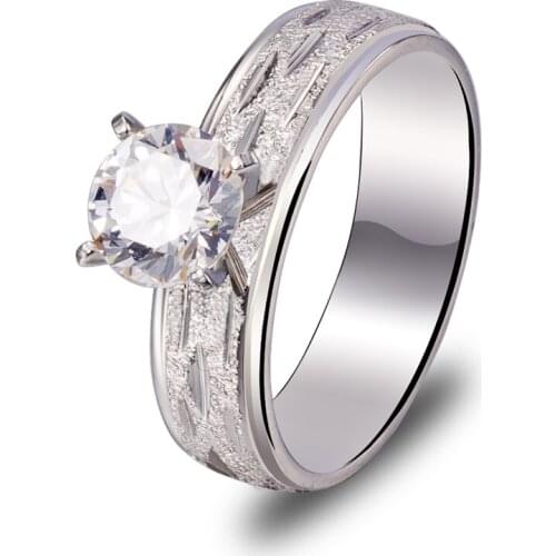 MZC New Jewelry retro style steel rings For Women Anillos Mujer Hombre Imitation Simple Ring Jewellery Birthday Party Gift anel