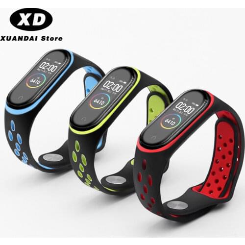 For xiaomi mi band 5 strap mi band 4 bracelet Silicone Replacement Wristband For Xiomi Mi Band 4 miband 5 nfc xiaomi mi band 3