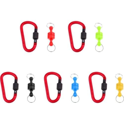 Stainless Steel Net Keeper Pull Force Magnet Release System Fly Fishing Tools