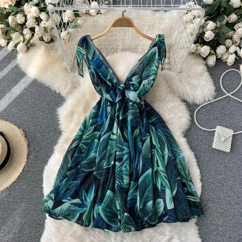 SR.Singreiny Green Summer Dresses