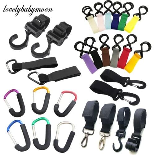 1 Set Baby Hanger Baby Bag Stroller Hooks Pram Rotate 360 Degree Baby Care Car Seat Accessories Stroller Organizer Dropshipping