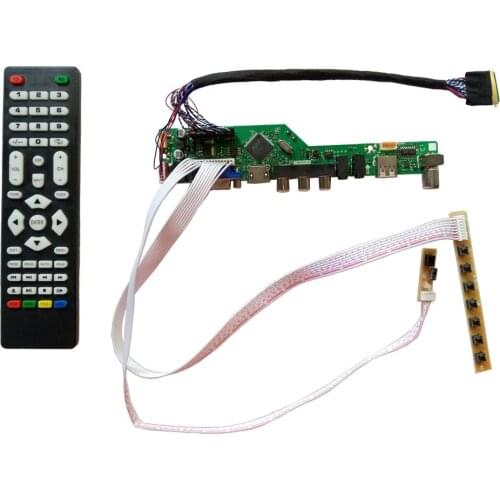 T.V56.031 for 15.6inch 1366x768 N156BGE-L21 B156XW04 New Universal HDMI USB AV VGA ATV PC LED LCD Controller Board