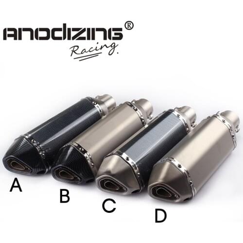 Universal Motorcycle dirt bike exhaust escape Modified Scooter Exhaust Muffle Fit for most motorcycle ATV