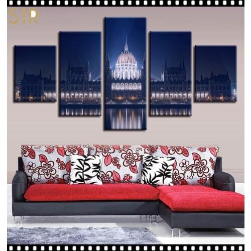 World Famous Architecture Beauty HD Five Wall Painting Decorative Painting Anime Posters Wall Decor Anime Decor Room Decor