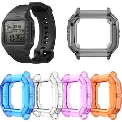 Screen Protector Case For Huami Amazfit Neo SmartWatch Clear Soft Ultra-Thin Tpu Protective Cover Shell Frame bumper Accessories