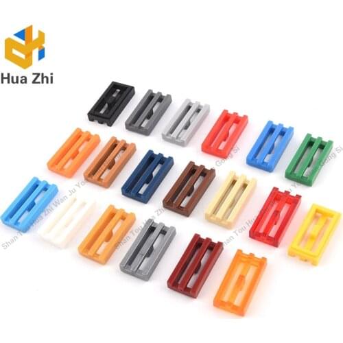 10PCS 2412 Tile Special 1 x 2 Grille with Bottom GrooveBuilding Blocks Parts MOC DIY Education Build Toys Brick