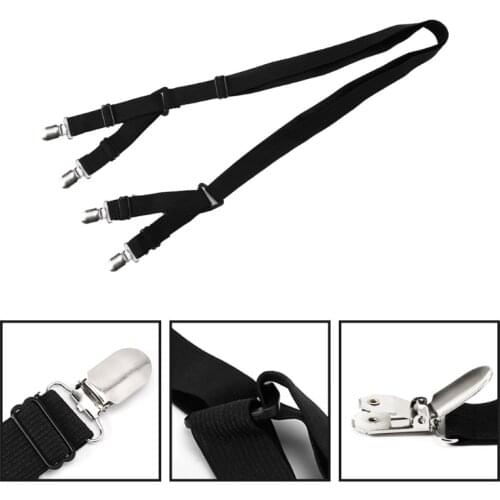 2Pcs Bed Sheet Elastic Gripper Clip Strap Fastener Mattress Cover Holder Grips Suspender Belt