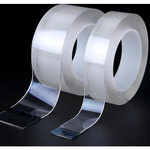 2021 Multifunctional Acrylic Nano Velcro Reusable Double-sided Tape Non-marking Strong Adhesive Gel Grip Tape