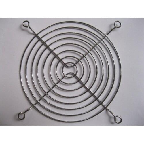 3 pcs DC Fan Grill Protector Finger Guard 120mm Silver Metal