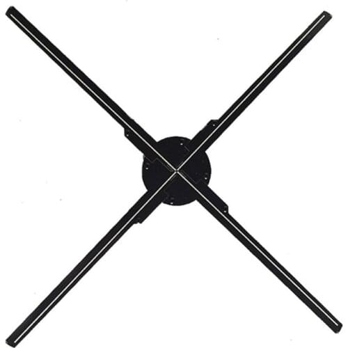 3D Hologram Fan Advertising Display Projector w/ 224 LED Beads wifi Control Floating Art Decorative Holo graphic Video