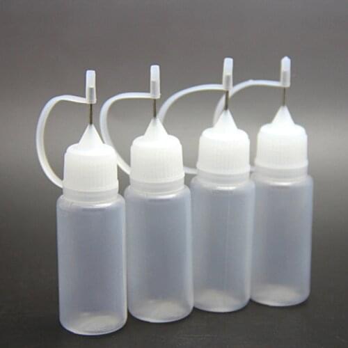 5 Pcs 10ml E-liquid Empty Bottle Needle Bottle for Electronic Cigarette Dropper Bottles Dropshipping SMJ