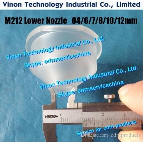 5pcs) X054D881H06 Ø12mm Lower Water Nozzle (acrylic type) M212 for Mitsubishi FX.SX.FA.QA.MV X054-D881-H06,24.65.109,VFC606