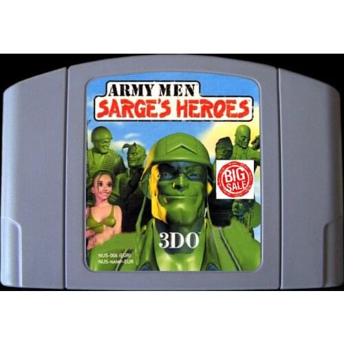 64 Bit Games ** Army Men Sarges Heroes ( English PAL Version!! )