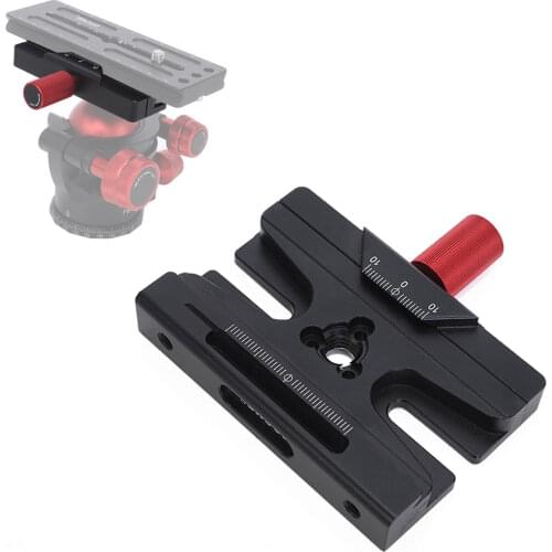 85mm Quick Release Plate Adapter Clamp with 3/8 Screw Hole for Quick Release Plate Tripod Head of ARCA-SWISS Gitzo Manfrotto