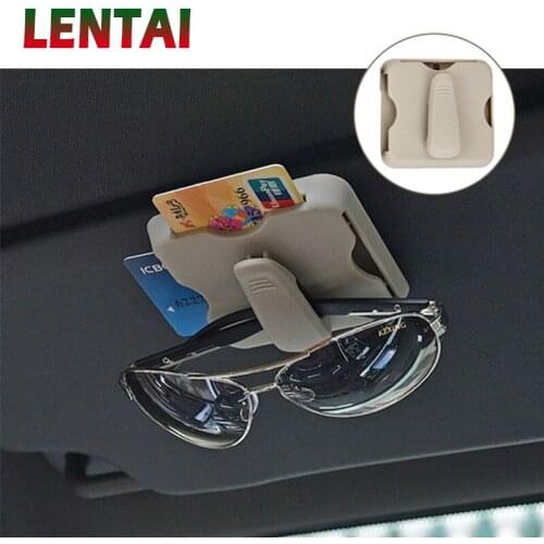 LENTAI 1PC Car visor panel card clip Storage Styling For Mercedes Alfa Romeo Fiat 500 BMW E39 E46 E90 E60 E36 F30 Mini Cooper