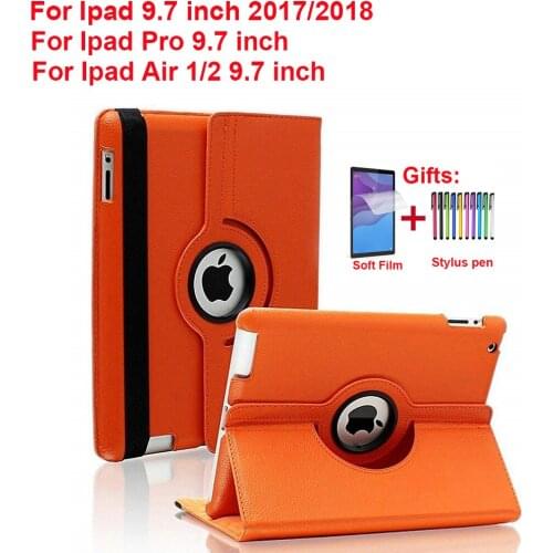 360 Degree Rotating Case For iPad Air 9.7 inch cover Auto Sleep Cover For ipad Funda Air 2 For IPad pro 9.7'' Coque