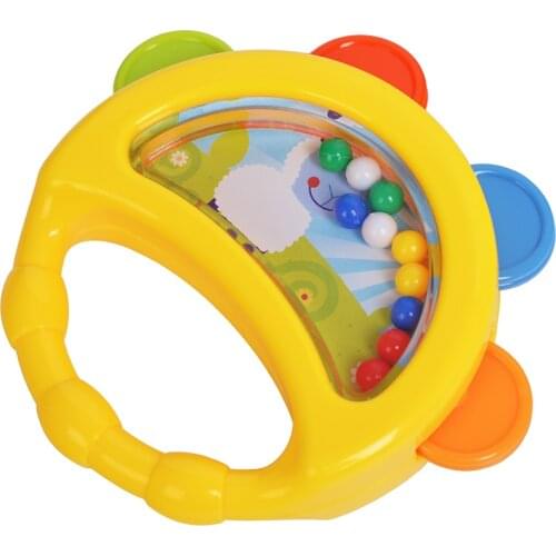 GOODWAY Baby Hand Rattles Teether Bed Bell Toys Kids Happy Buddy Newborns Plastic Animal Rattles Gift Educational Baby Toys