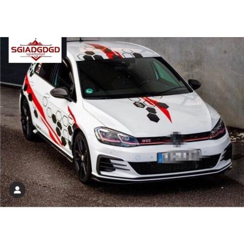 FOR Volkswagen Golf 6 Golf 7 car stickers modified polo GTI body decoration sports decals