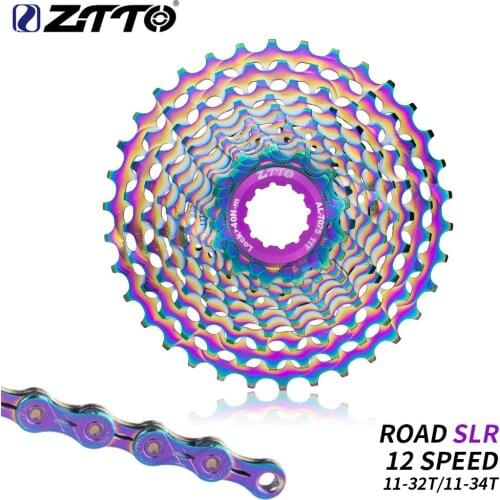 ZTTO 12S SLR CNC Road Bike 12 Speed 11-32/34T Bicycle Cassette Gravel Bike Ultralight Freewheel 22s Flywheel 12speed Sprocket
