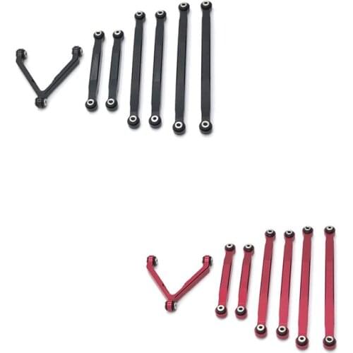 Metal Suspension Links Set Link Rod Linkage Kit For Axial SCX24 90081 1/24 RC Crawler Car Upgrade Parts