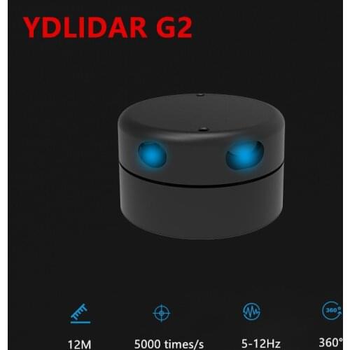 EAI360° scanning laser radar YDLIDAR G2 lidar sensor ROS vehicle navigation path planning obstacle avoidance