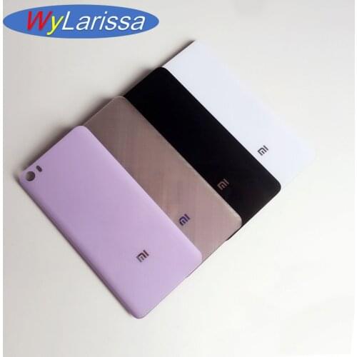 Mi5 100% Original Gorilla Glass Rear Housing Cover For Xiaomi Mi 5 Back Door Replacement Hard Battery Case